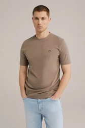 WE Fashion T-Shirt Khaki/Braun/Grau/Beige