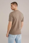 WE Fashion T-Shirt Khaki/Braun/Grau/Beige