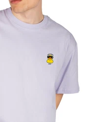 iriedaily T-Shirt Lazy Sunny Day Lila/Dunkelblau