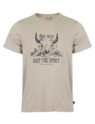 ROADSIGN australia T-Shirt Stay Wild (1) Khaki/Dunkelblau/Braun