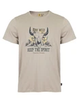 ROADSIGN australia T-Shirt Stay Wild (1) Khaki/Dunkelblau/Braun