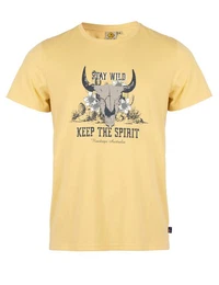 T-Shirt Stay Wild (1, 1-tlg., 1) aus Baumwolle - mit Rundhalsausschnitt und stilvollem Print