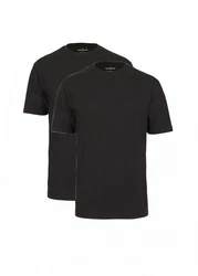 Daniel Hechter T-Shirt Rundhals Regular Fit Schwarz/Dunkelgrau