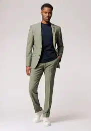 Anzughose Modischer Anzug im Slim Fit