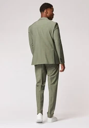 Roy Robson Anzughose 2-Reiher Slim Fit Grün/Hellgrün/Dunkelgrün/Khaki