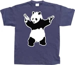 BANKSY T-Shirt Panda Blau/Dunkelblau/Rosa BANKSY T-Shirt Panda Blau/Dunkelblau/Rosa