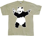 BANKSY T-Shirt Panda Beige/Dunkelgrün/Khaki/Braun/Gelb BANKSY T-Shirt Panda Beige/Dunkelgrün/Khaki/Braun/Gelb