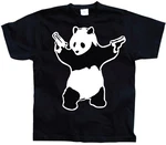 BANKSY T-Shirt Panda Schwarz/Beige/Gelb BANKSY T-Shirt Panda Schwarz/Beige/Gelb