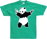 BANKSY T-Shirt Panda Grün/Dunkelgrün/Neonfarben