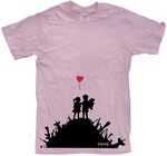 BANKSY T-Shirt Finally Rosa