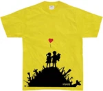 BANKSY T-Shirt Finally Gelb