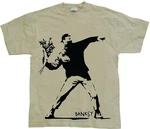 BANKSY T-Shirt Dunkelgrün/Gelb/Khaki