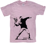 BANKSY T-Shirt Lila/Rosa