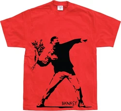 BANKSY T-Shirt Rot/Orange