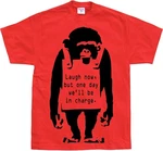 BANKSY T-Shirt Laugh Now Rot