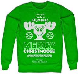 Rundhalspullover Merry Christmoose Sweatshirt