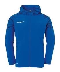uhlsport Sweatjacke Goal 25 Evo Woven Kapuzenjacke Blau/Hellblau/Gelb