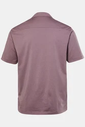 JP1880 Kurzarmhemd JP AWARE Jersey-Hemd Dunkelrot/Lila