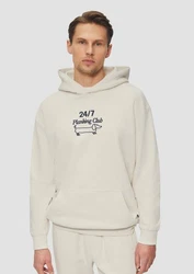 s.Oliver Sweatshirt Softer Hoodie im Relaxed Fit Weiß/Beige/Khaki/Grau/Creme