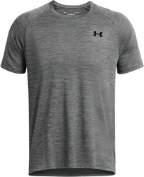 Under Armour T-Shirt UA Tech Textured SS Dunkelgrau/Hellgrau/Grau/Rot