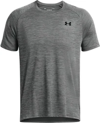 Under Armour T-Shirt UA Tech Textured SS Dunkelgrau/Hellgrau/Grau/Rot