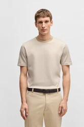 BOSS T-Shirt H-Thompson Khaki/Braun/Beige