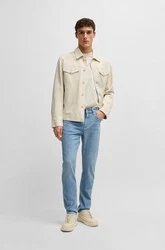 BOSS 5-Pocket Jeans C-Delaware (1-tlg) Hellblau/Blau