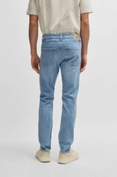 BOSS 5-Pocket Jeans C-Delaware (1-tlg) Hellblau/Blau