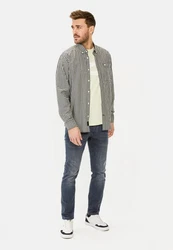 camel active 5-Pocket Jeans Slim Fit Dunkelblau/Grau/Hellblau/Blau