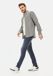 camel active 5-Pocket Jeans Slim Fit Dunkelblau/Grau/Hellblau/Blau