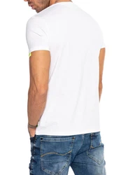 RedBridge T-Shirt NASA Visalia Dunkelgrau/Weiß/Gelb/Grau/Creme