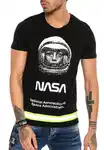 RedBridge T-Shirt NASA Visalia Gelb/Dunkelgrau/Schwarz