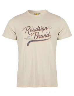 ROADSIGN australia T-Shirt RS Brand Beige/Khaki/Braun