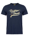 ROADSIGN australia T-Shirt RS Brand Dunkelblau/Blau/Braun