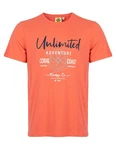 ROADSIGN australia T-Shirt Unlimited Orange/Rot/Rosa