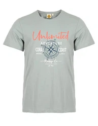 ROADSIGN australia T-Shirt Unlimited Blau/Grau/Grün