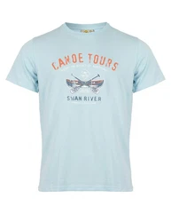 ROADSIGN australia T-Shirt Canoe Türkis/Hellblau/Blau