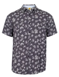 Kurzarmhemd Summertime (1, 1-tlg., 1) Kurzarmhemd mit Allover-Muster fr stilvolle Freizeitlooks