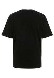 RedBridge T-Shirt Oversized Statement-Print Schwarz/Rot