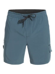 Quiksilver Boardshorts Taxer Cargo Grau/Blau/Hellblau/Dunkelblau