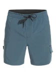 Quiksilver Boardshorts Taxer Cargo Grau/Blau/Hellblau/Dunkelblau