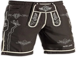 Badeshorts Badeshorts Trachtendesign - Badehose Lederoptik Gre S
