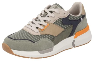 RIEKER Sport Sneaker Christoph Kramer Kollektion Khaki/Beige/Dunkelgrün/Grau