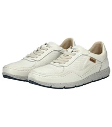 PIKOLINOS Halbschuhe Schnürschuh Beige/Creme/Weiß