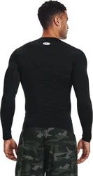 Under Armour HeatGear Armour Comp LS Langarmshirt Schwarz