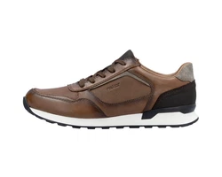 Rieker Herren Sneaker U0311 Braun/Dunkelbraun/Beige