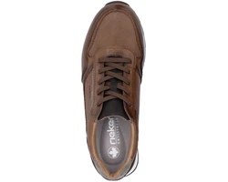 Rieker Herren Sneaker U0311 Braun/Dunkelbraun/Beige