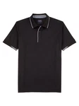 OLYMP Poloshirt Wirk Casual Polo Schwarz/Grau/Dunkelgrau/Dunkelbraun/Dunkelblau