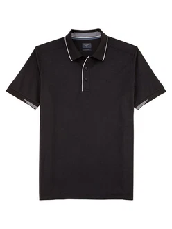 OLYMP Poloshirt Wirk Casual Polo Schwarz/Grau/Dunkelgrau/Dunkelbraun/Dunkelblau