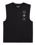 Quiksilver Tanktop Lap Time Schwarz/Dunkelblau